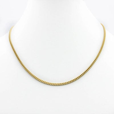 ネックレスk18 喜平2面40cm - 10.4g